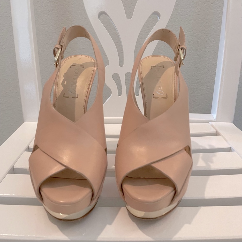 Boutique 9 High Heels, Leather upper & sole, Size 7.5